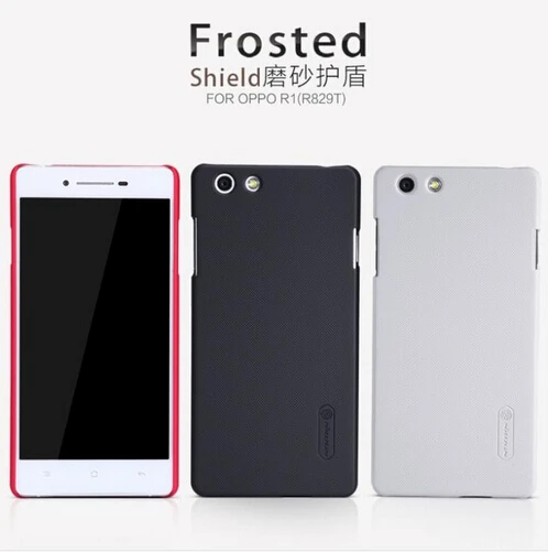 

For OPPO R1 Nillkin Frosted Shield Hard Back Cover Case For OPPO R1 / R829T Phone Case Gift Screen Protector