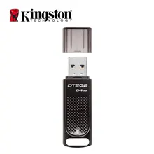 kingston USB флэш 64 ГБ флеш-накопитель 32 Гб 128 Гб карта памяти USB 3,1 флеш-накопитель металлический usb флэш-накопитель