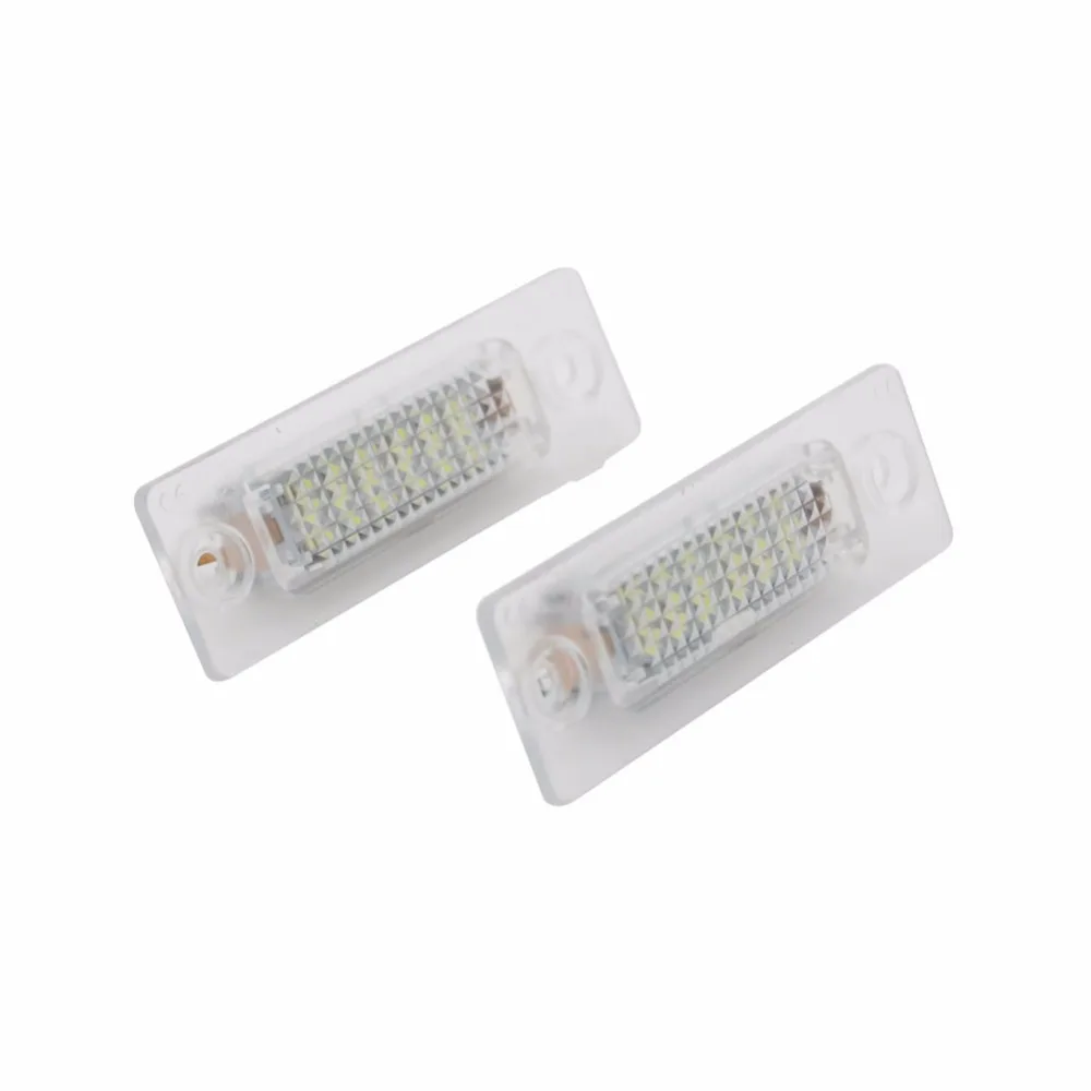 2 шт. без ошибок 18SMD светодиодный светильник номерного знака автомобильный