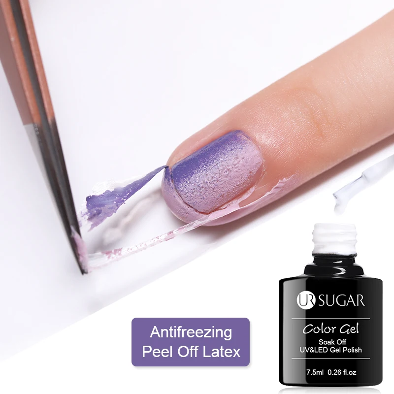 UR SUGAR 7.5ml Peel Off Liquid Tape Antifreezing Finger Protection Skin Care Gel Polish Varnish Nail Art Tool | Красота и здоровье