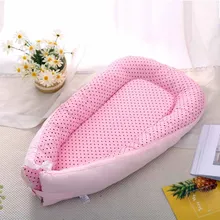 Лист детское гнездо кровать переносная люлька дорожные кровати детские хлопковые колыбели Новорожденные колыбели бампер