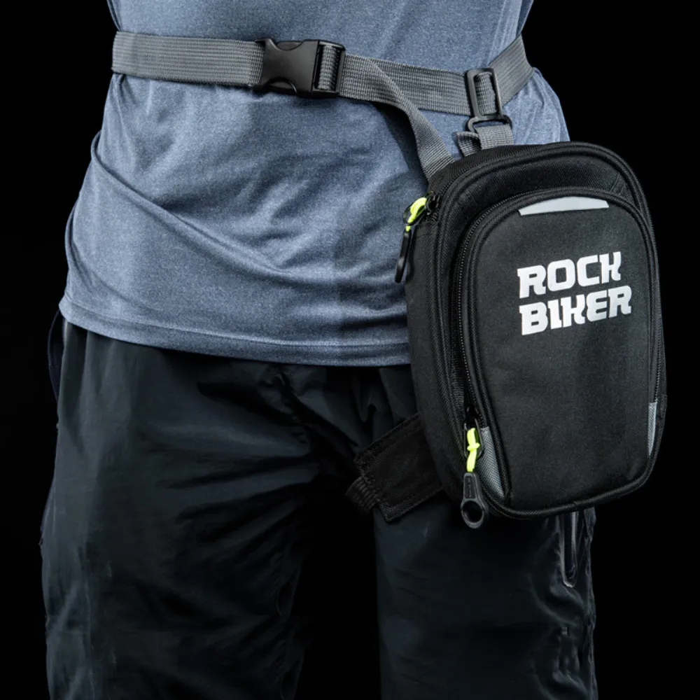 

ROCK BIKER Motorcycle Riding Casual Waist Bag Drop Leg Bag Motocross Driving Taking Motorbike Accessories Riding Bag.