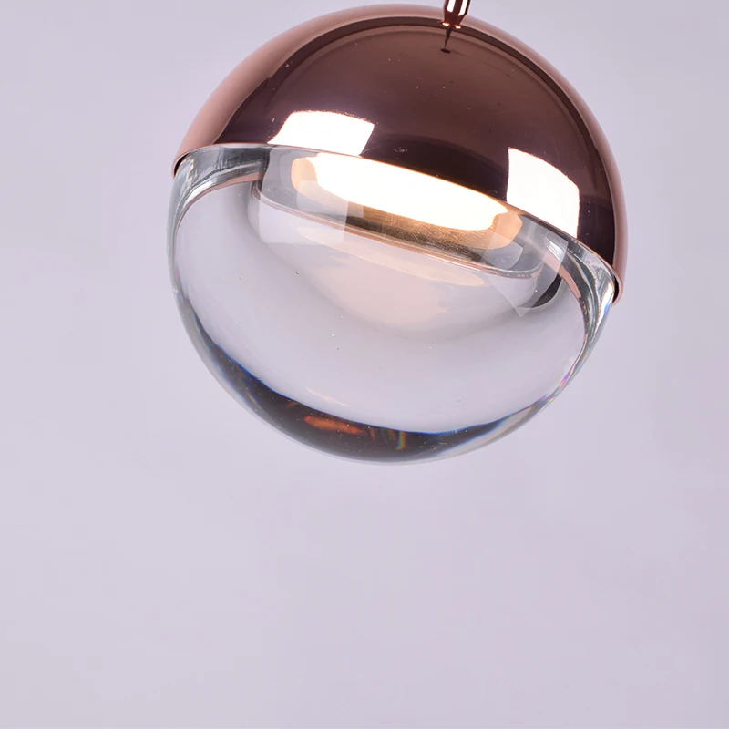 1 шт. подвесной светильник в виде стеклянного шара для кухни|restaurant lamps|pendant light