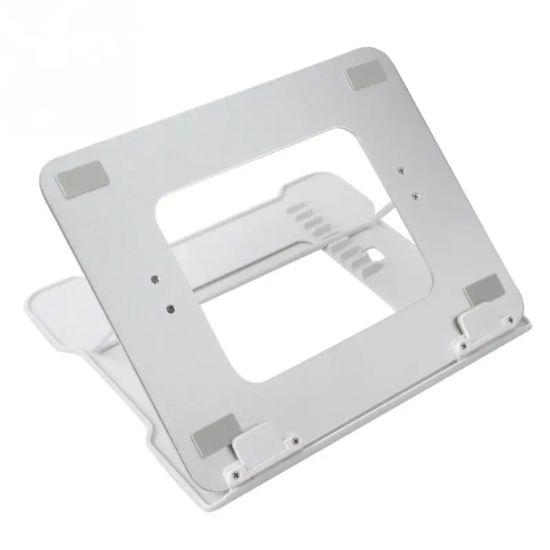 

Adjustbale Notebook Bracket Foldable Laptop Stand Liftable Tablet Holder with Plastic Panel Baseplate for 12"-15.6" Notebooks