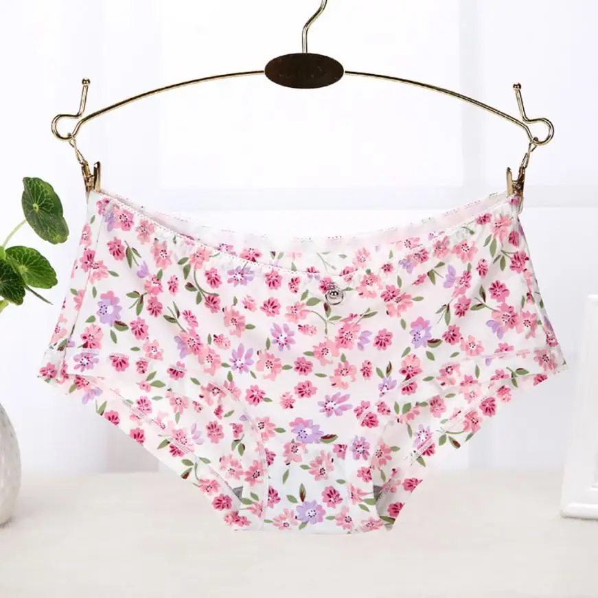 Women Soft Underpants Seamless Lingerie Briefs Hipster Underwear