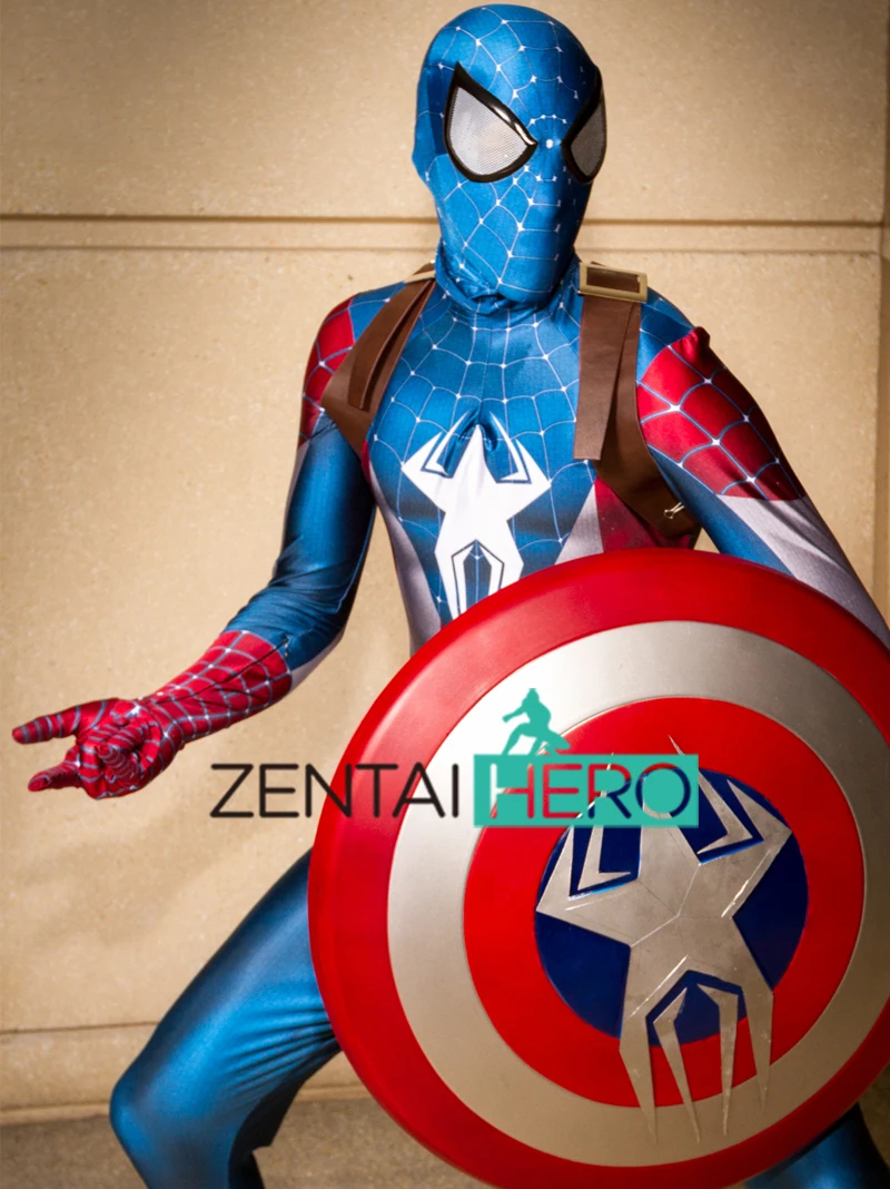 america aliexpress captain costume Printing America Captain DHL 2017 Shipping Adult Free 3D