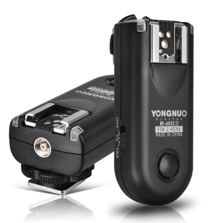 Yongnuo RF 603 II Radio Wireless Remote Flash Trigger for Canon 1000D 600D 650D 700D 60D 550D