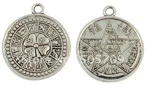 40 шт. круглые подвески с цветочным рисунком A16314|round charm|charm charmcharm round |