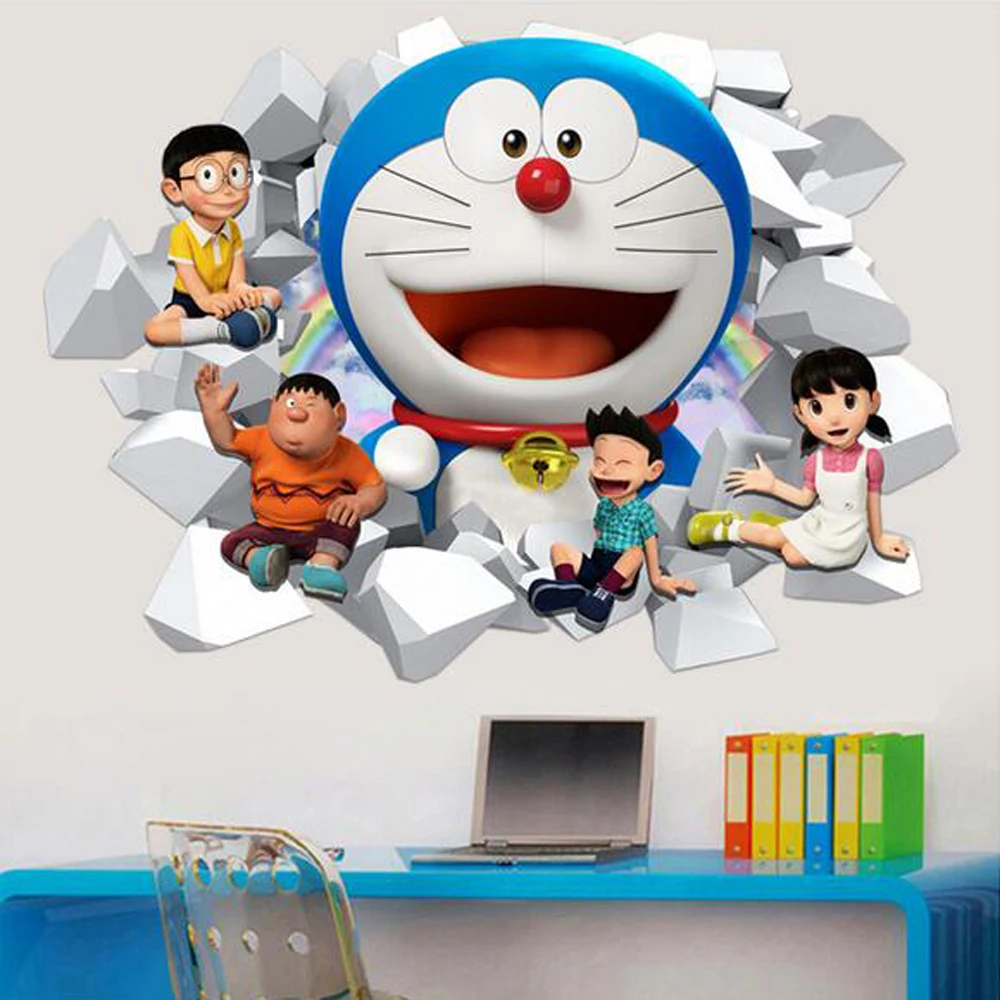 Compare Prices On Room Wall 3d Wallpaper Doraemon Online Shopping