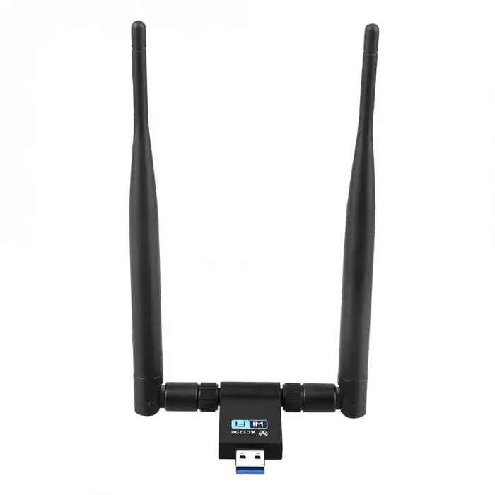 1200 Мбит/с Wifi приемник беспроводной USB адаптер WLAN двухдиапазонная антенна 2,4/5,8 ГГц для ПК EM88