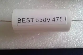 

100% Home furnishings 5PCS 4.7uf 475 J 630v A new axial capacitors