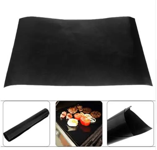 

1pcs Reuseable Non-stick Mat Pan Fry Liner Sheet Cooking Wok Sheet Pad Kitchen BBQ Baking Mats 33x40cm Cooking Tool BBQ B1130