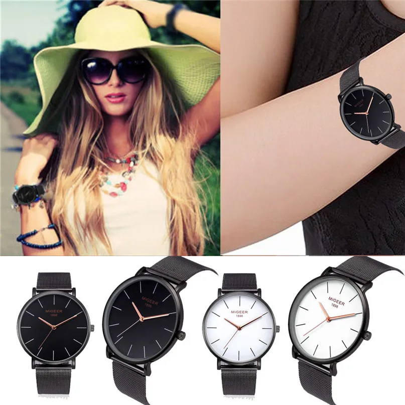 

Super Slim Sliver Mesh Stainless Steel Watches Women Top Brand Luxury Casual Clock Ladies Wrist Watch Lady Relogio Feminio #4A30