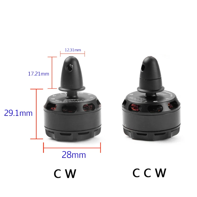 

4pcs GARTT LT2204 2300KV CW&CCW RC Brushless Motor for FPV QAV250 Drone Quadcopter ESC