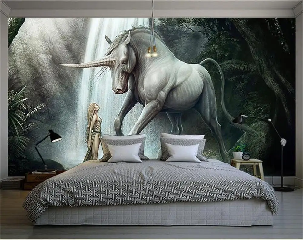 Acquista all'ingrosso online unicorn carta da parati da grossisti ...