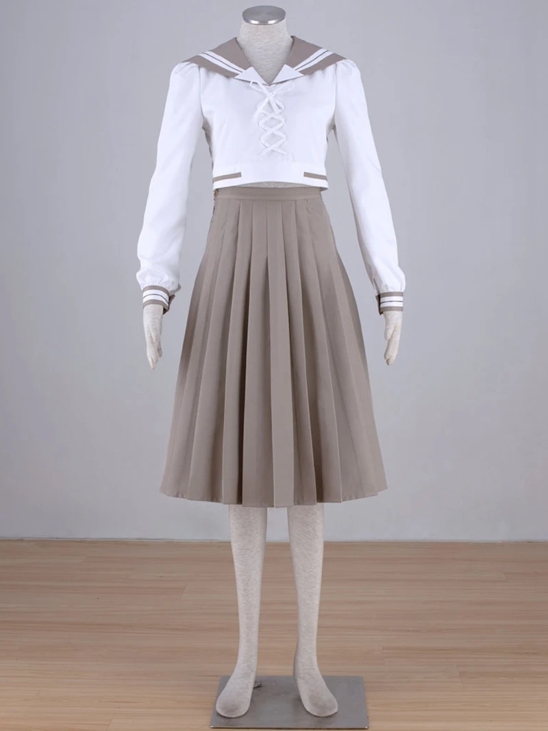 Sailor Moon Sailor Jupiter Kino Makoto Cosplay Costume School Uniform Dress New (3)