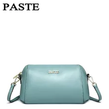 Women Genuine Leather Handbags Cowskin Bags Small/Blue/Pink/Beige 5p0367