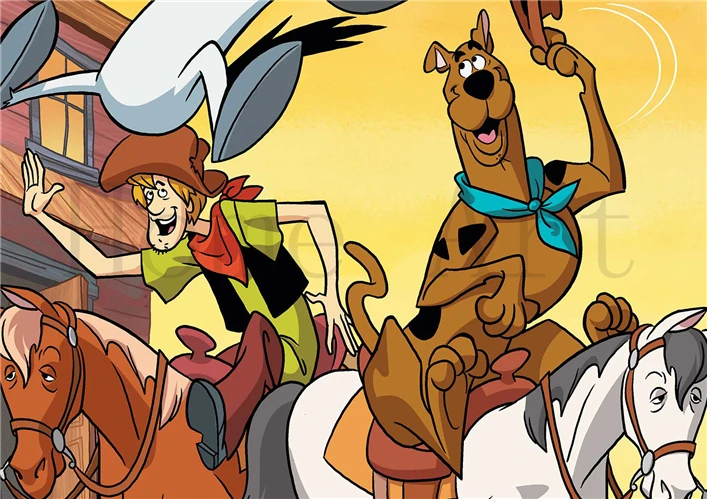 Постер Scooby doo прозрачные наклейки на стену украшение для дома высококачественные