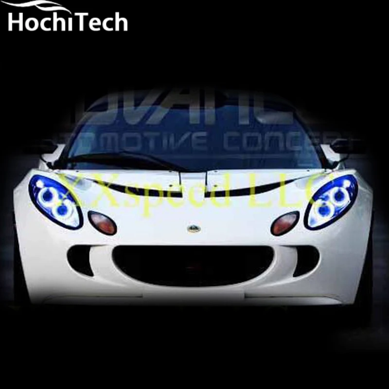 

4pcs Super bright 7 color RGB LED Angel Eyes Kit with a remote control car styling for Lotus Elise 2004 - 2008