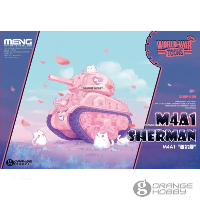 OHS Meng WWP002 Q Versin M4A1 Шерман специальный Ver. Комплекты для сборки средних резервуаров