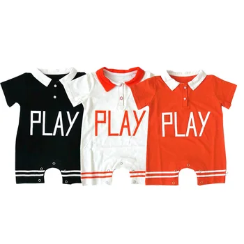 

2018 Baby clothes summer romper infant outfits popular polo clothes toddler boys girls jumpsuit short sleeve clothes
