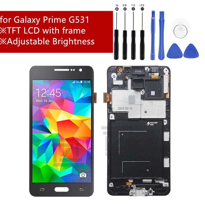 ЖК дисплей для Samsung GALAXY Grand Prime g531f сенсорный экран с дигитайзером в сборе G531H G531 G531FZ