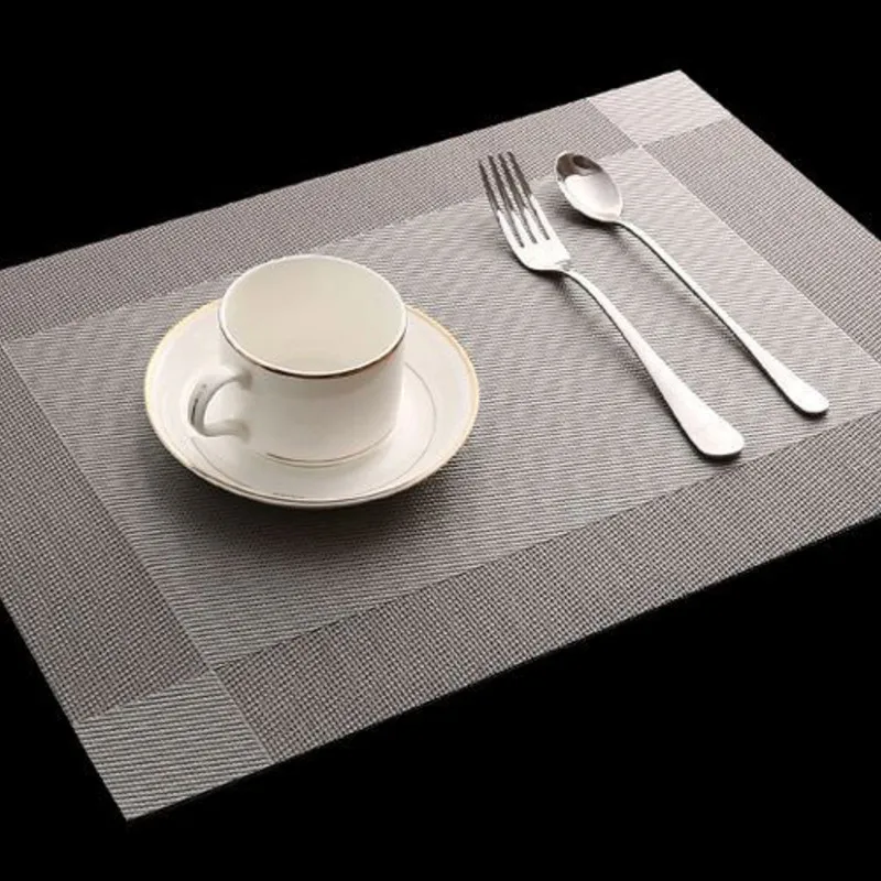 

1PC PVC Water Proof Table Mat Food place Heat Proof Insulated Pad classic Japan Simple Modern Style Anti-microbial Damp Proof