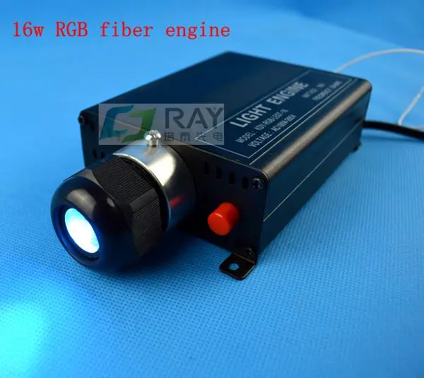 

FREE SHIPPING,2pcs/lot,16w fiber engine,RGB,with remote control