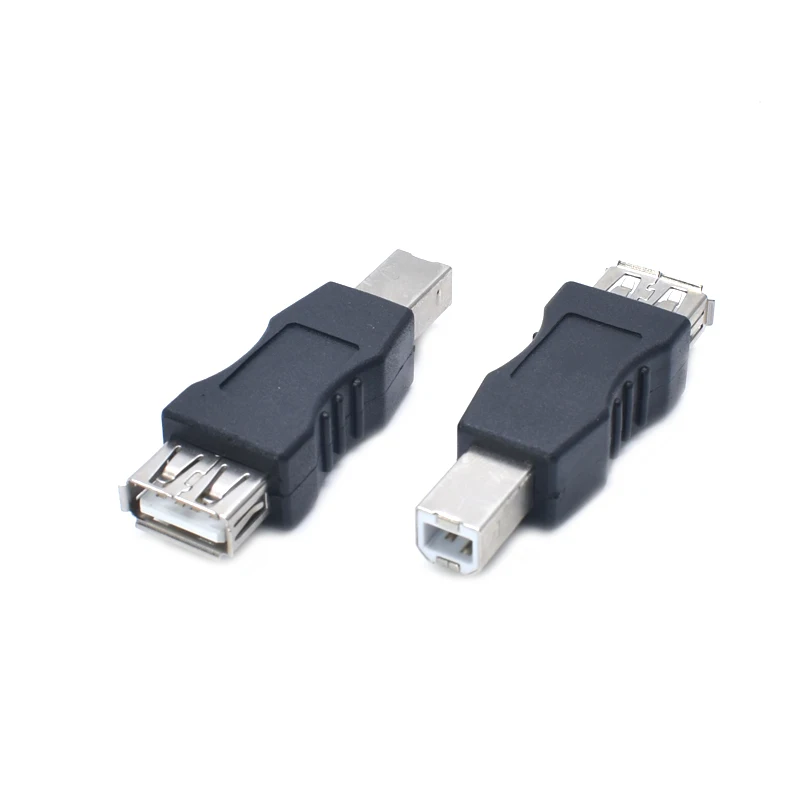 USB-адаптер для принтера тип А В черный серебристый | Компьютеры и офис