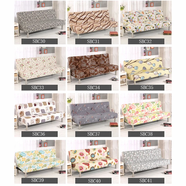 $US $55.50  Rose Flower Couch Cover Spring Flower Sofa Bed Cover Wave Striped Grey Brown Armless Sofa Covers Fo