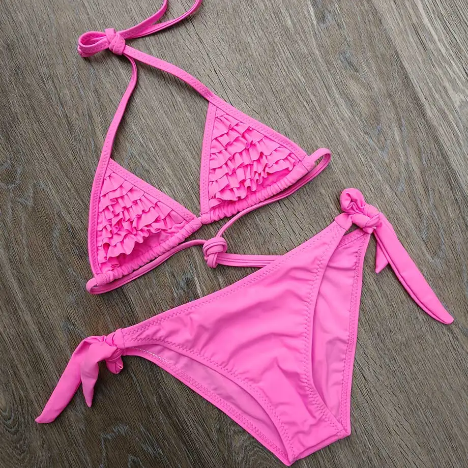Girls Swimwear Swimsuit Bikini set Swimming Costume Bikini set Age 8-14 years