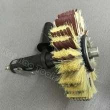 Пневматика чистки Инструменты с песком Бумага и Волокно чистки колеса воздуха Матовый Шлифовальные станки дерево Джинсы для женщин Brusher(hs1700