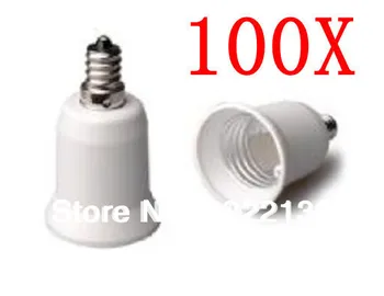 

100pcsE12 to E26 Adapter Led Lamp Holder Converter Light Socket Adapter Free Shipping With Tracking No.