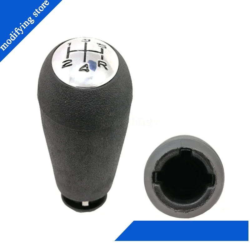 

For RENAULT CLIO MK3 3 III MEGANE MK2 SCENIC MK2 Cool Automatic Handle Ball Stick Lever 5 Speed Car leather Gear Shift Knob Head
