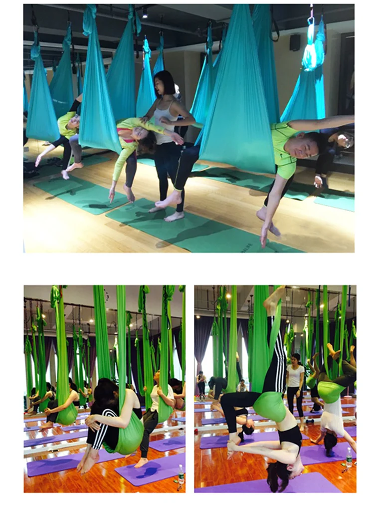 Aerial yoga swing low stretch anti gravity aerial yoga hammock (18)-