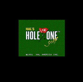

HAL's Hole in One Golf 16 bit Big Gray Game Card For NTSC Game Player Drop Shipping
