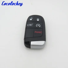 Cocolockey Keyless В виде ракушки Smart Remote случае ключ 5 Кнопка для Chrysler 300 2012- для Jeep кисти для без логотипа