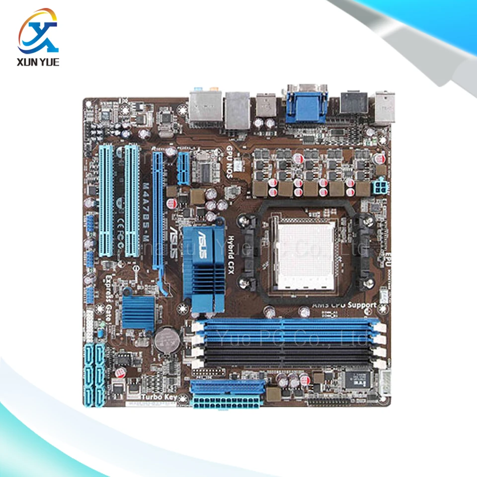 

For Asus M4A785-M Original Used Desktop Motherboard For AMD 785G Socket AM2 For DDR2 SATA2 USB2.0 uATX