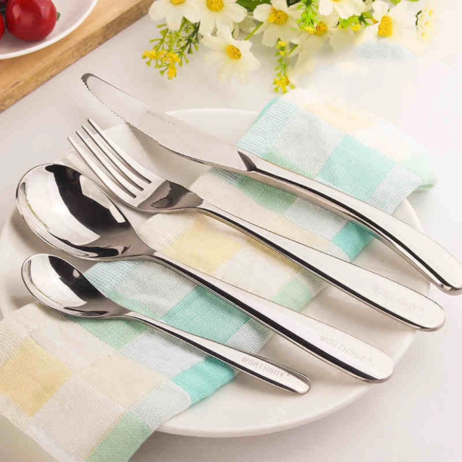 Tableware Knife Fork And Set Steak Stainless Steel Cuilleres A Cafe