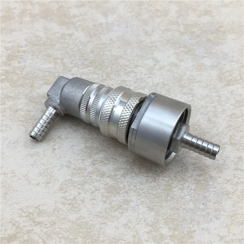 Beer Brewing Carbonation Cap w 516 Barb & Cornelius Keg Ball Lock Disconnect for homebrew cornelius keg (5)