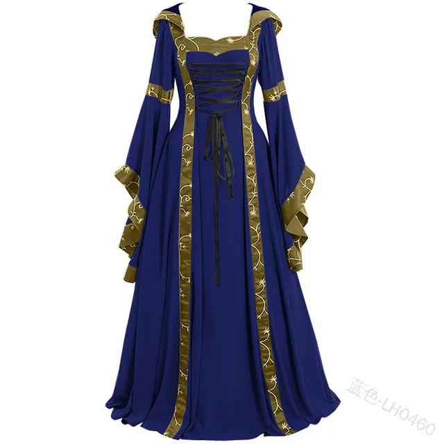 Women Vintage Medieval Pagan Wedding 