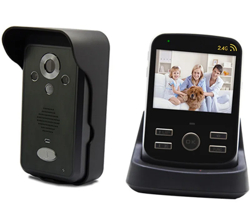 

3.5Inch 2.4Ghz Motion Detection Wireless Intercom Video Door Phone