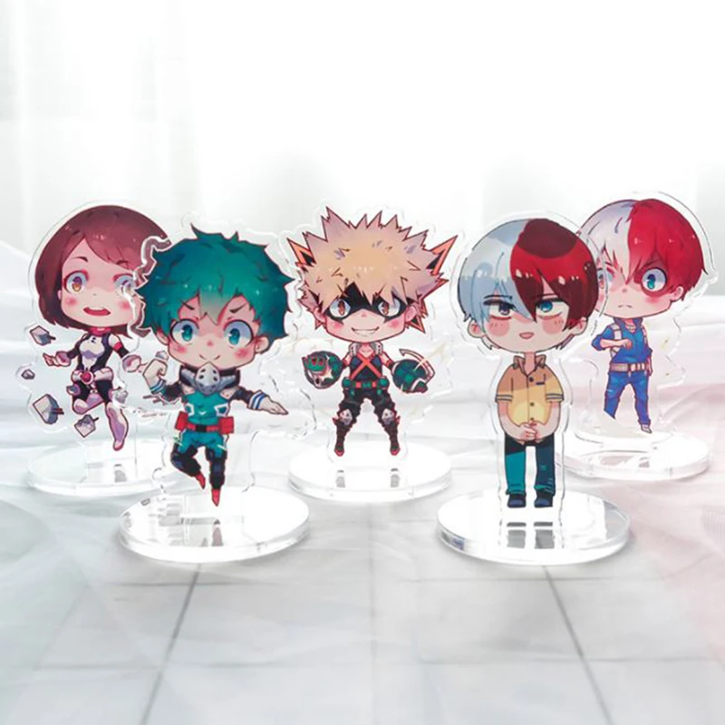 

1 Pc Cute My Hero Academia Anime Boku No Hero Academy Acrylic Stand Figure Desktop Decoration Collection Model Toy Doll Cosplay
