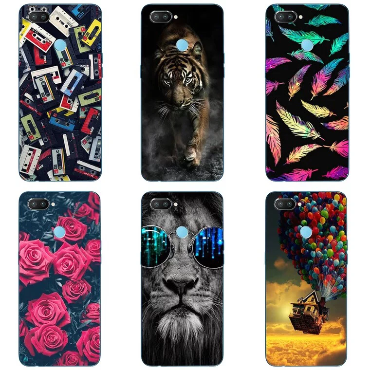 

Case Cover for OPPO Realme 2 Pro Soft Silicone TPU Floral Flower patterned painting to OPPO Realme 2 Pro Phone case