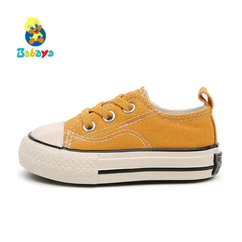 

BABAYA Kids Shoes for 2017 Spring Autumn Candy Colors Baby Toddlers Casual Shoes Classic Style All Match Low Shoes Size 18-22