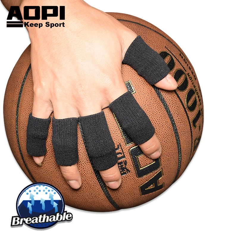 AOPI 5pcs Sports Finger Splint Protector Guard Bands Bandage Support