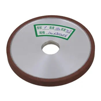

100x8x20mm Flat Disc Straight Silver Diamond Aluminum Resin Grinder Grinding Wheel with 180# Grit