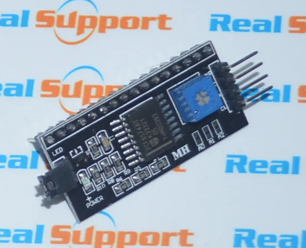 Модуль платы последовательного интерфейса IIC/I2C LCD1602 LCD2004 дисплей | Электроника