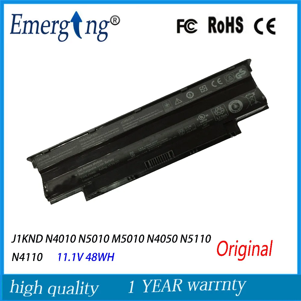 En Ligne 6 cellules 11.1 V 48wh Nouvelle Batterie D ordinateur Portable D origine pour Dell Inspiron 13R N3010 14R N4010 J1KND N5010 M5010 N4050 N5110 N4110