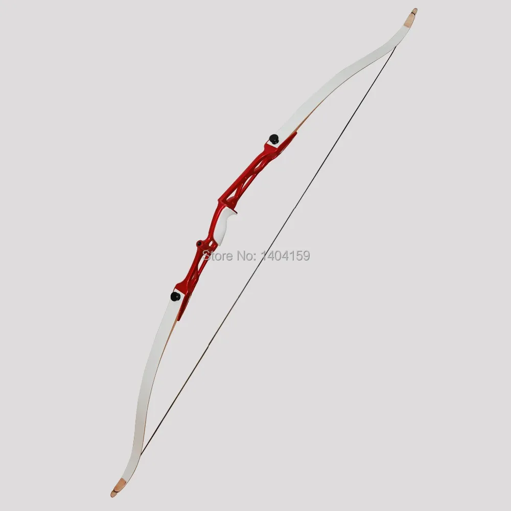 

1 piece 70'' 38lbs archery recurve bows with red magnalium alloy riser laminated limb suitable for hunting and shooting
